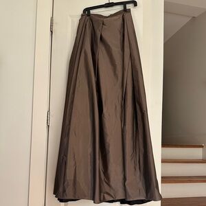 Aidan mattox bronze ball skirt